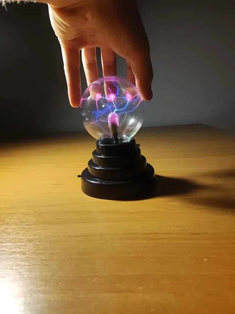 Плазмова куля Тесли Plasma Light з блискавками 3,5 дюйма — фото 7