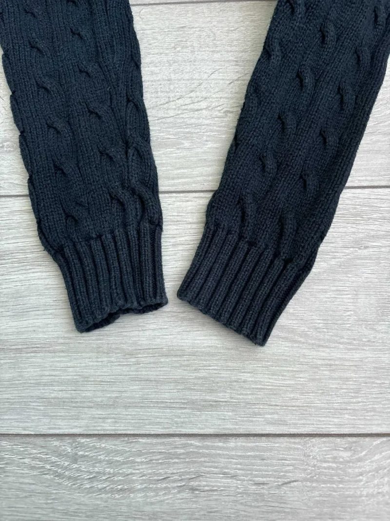 Polo Ralph Lauren Vintage Size S С Розмір Поло Ральф Лорен Жіночий В'язаний Брендовий Светр Свитер Кофта Косичка Світшот Вінтаж Синій Колір Оригінал — фото 4