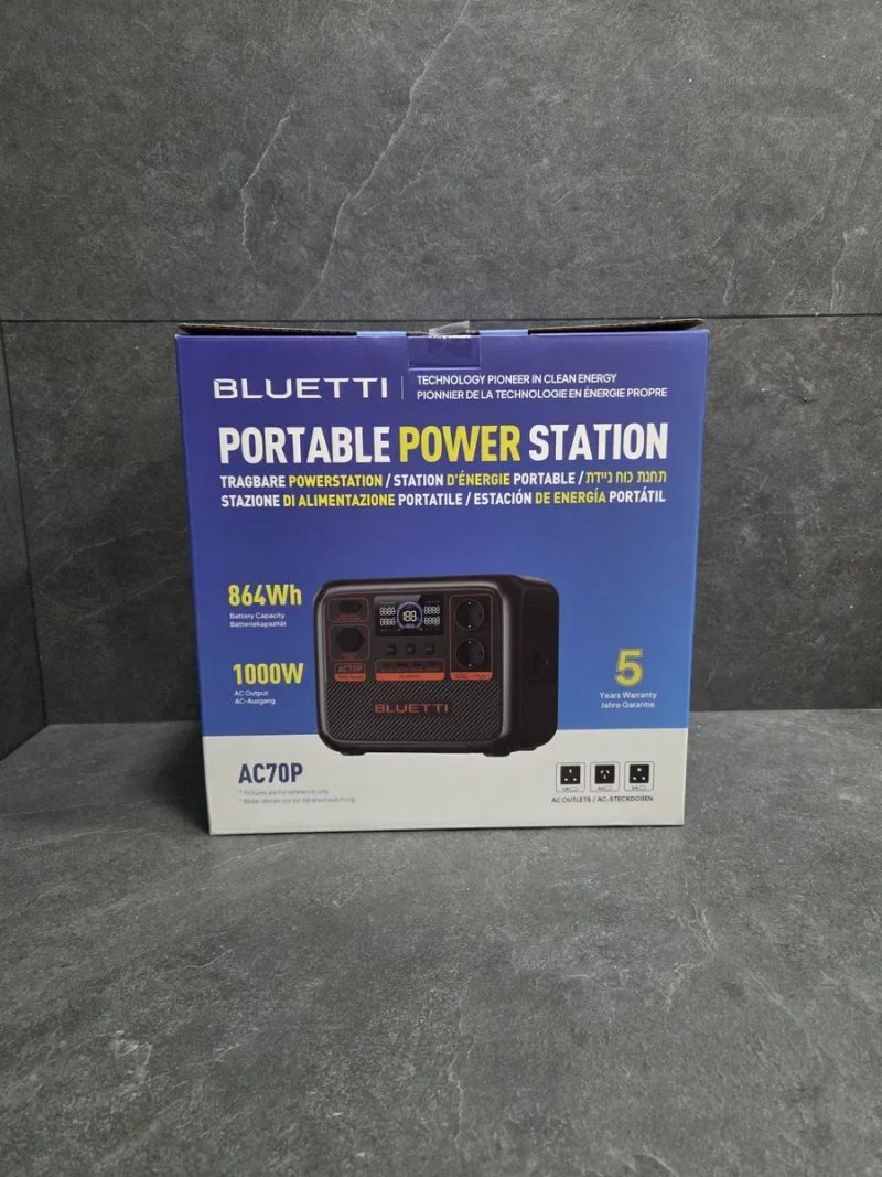Портативна зарядна станція BLUETTI AC70P (1000W / 864Wh) — фото 6