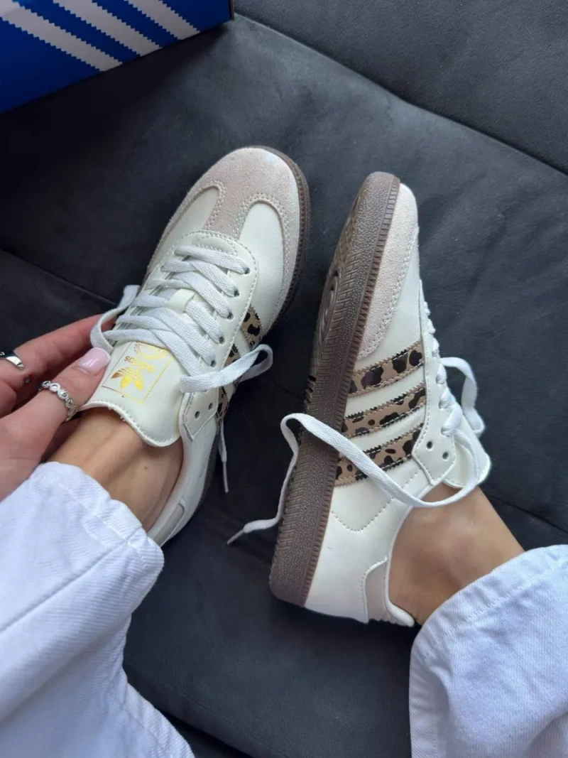 ПОВНА НАЯВНІСТЬ‼️36-41 Adidas Samba Leo Beige White / Spezial LA Burgundy vento — фото 2