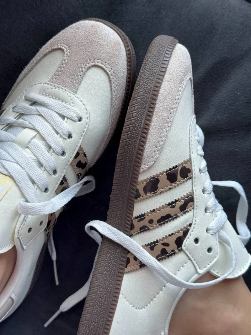 ПОВНА НАЯВНІСТЬ‼️36-41 Adidas Samba Leo Beige White / Spezial LA Burgundy vento — фото 3