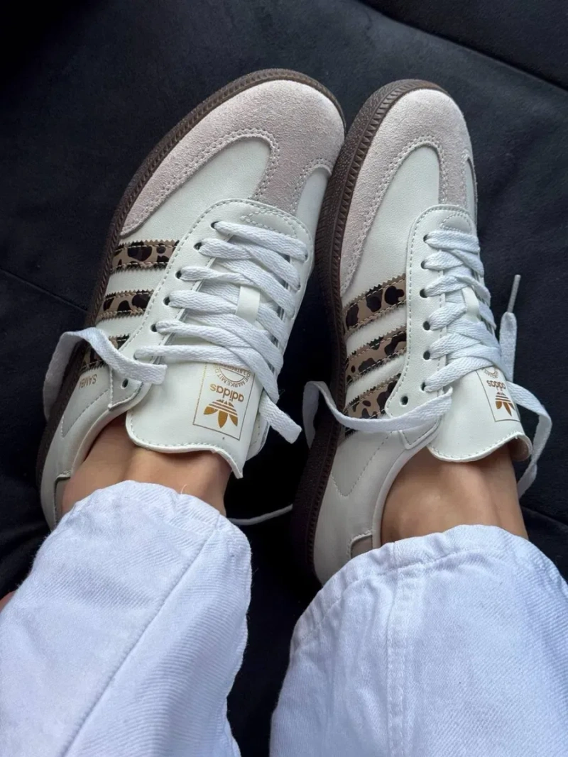 ПОВНА НАЯВНІСТЬ‼️36-41 Adidas Samba Leo Beige White / Spezial LA Burgundy vento — фото 7