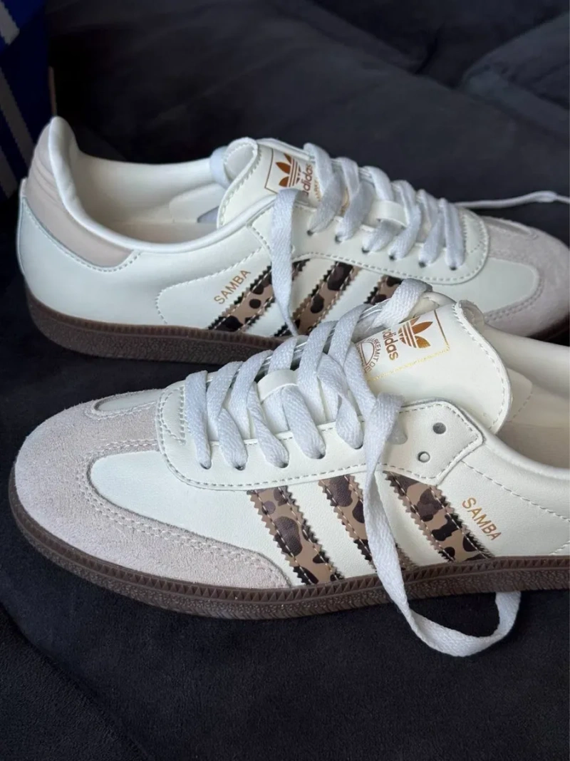 ПОВНА НАЯВНІСТЬ‼️36-41 Adidas Samba Leo Beige White / Spezial LA Burgundy vento — фото 8