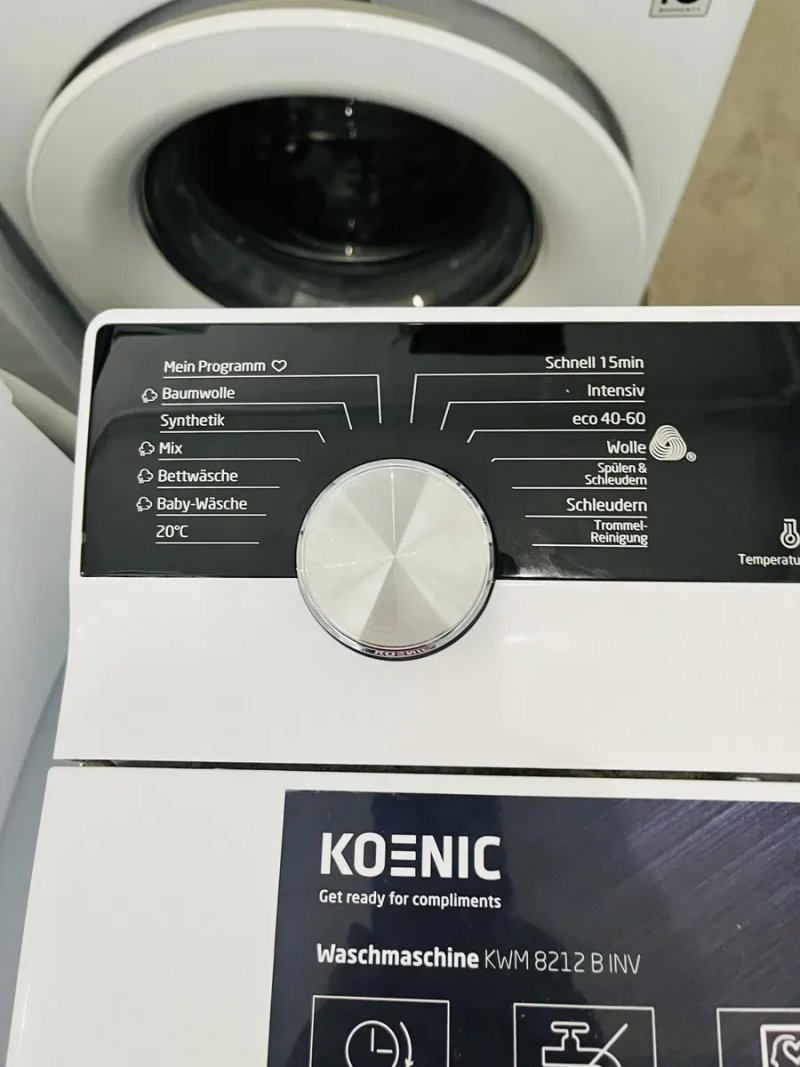 Пральна машина вертикальна KOENIC KWM8212 — фото 3