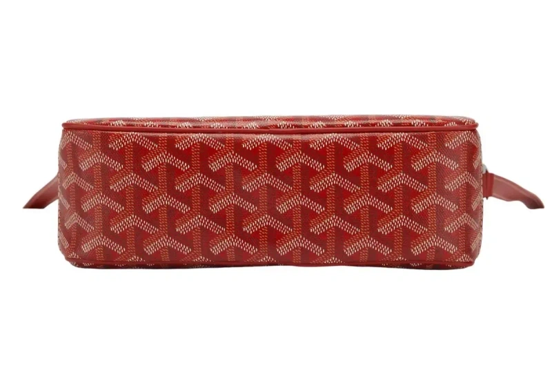 Преміальна сумка через плече Goyard у червоному кольорі. — фото 4