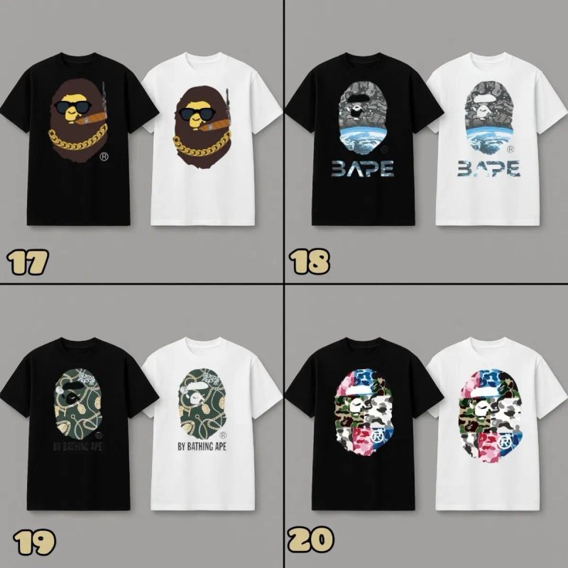 ПРЕМІУМ ЯКІСТЬ‼️ Стильні унісекс футболки A Bathing APE / BAPE/ XS-3XL — фото 6