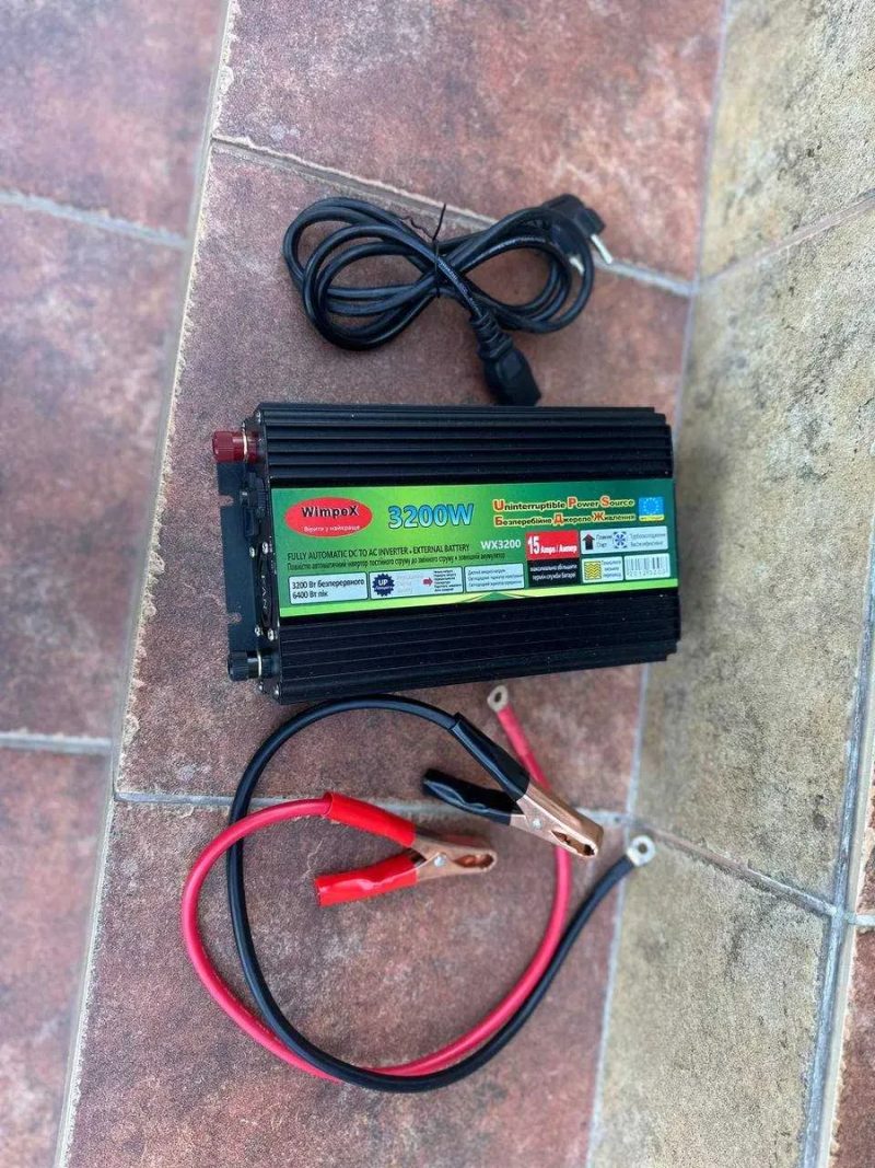 Преобразователь 12 220 чистая синусоида 3200w.‼️ Преобразователь 12 220 с зарядкой 3200ватт.‼️12 220 инвертор 12 220.‼️ ИБП. Инвертор генератор 3200 — фото 4