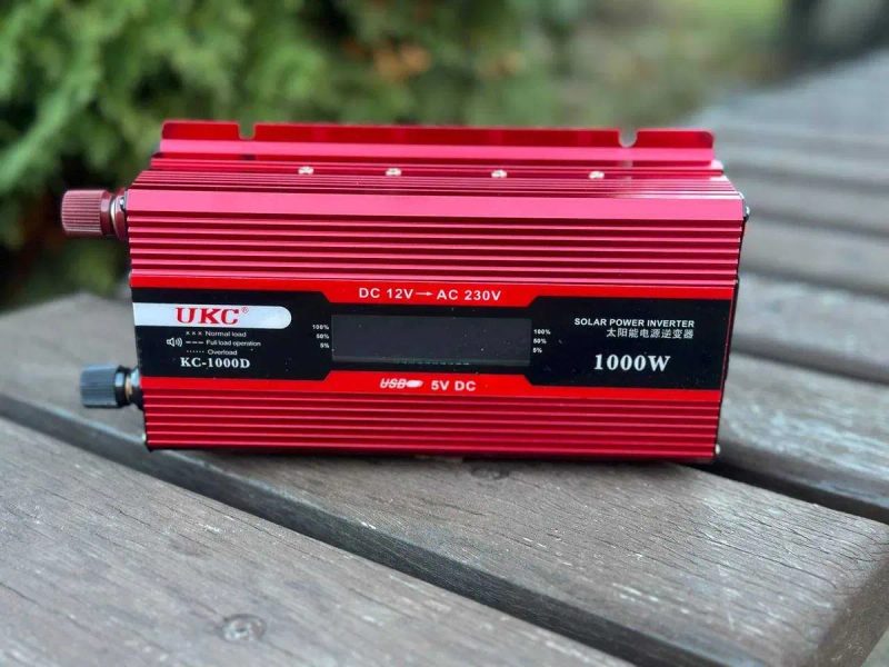 Преобразователь тока Инвертор AC/DC с LCD дисплеем UKC 1000W KC-1000D — фото 4
