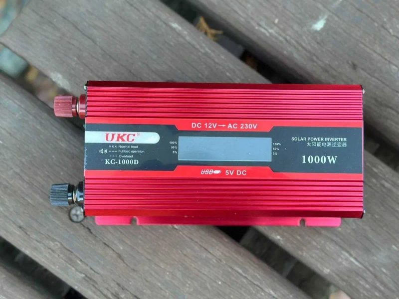 Преобразователь тока Инвертор AC/DC с LCD дисплеем UKC 1000W KC-1000D — фото 5