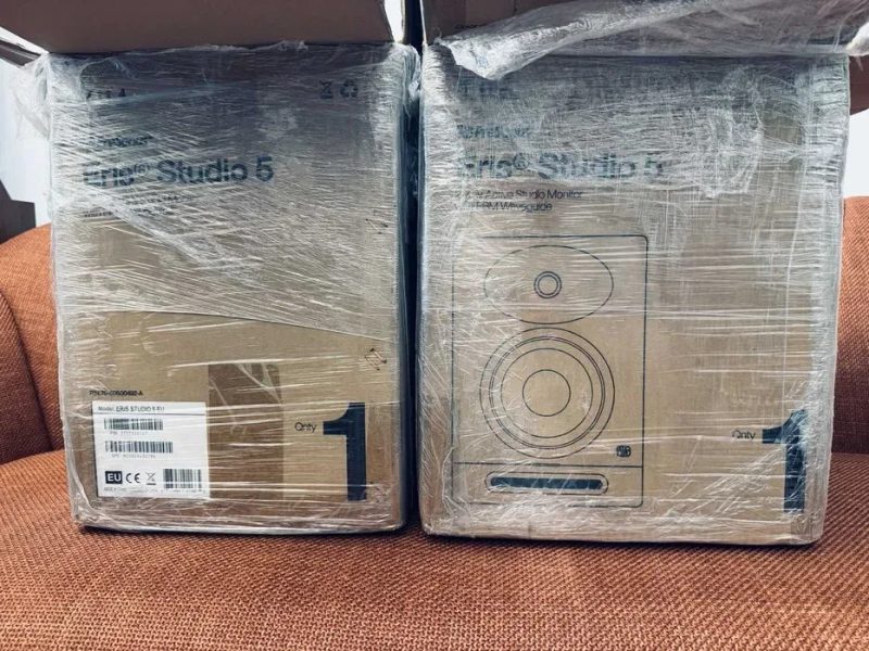 ‼️ PreSonus Eris Studio 5 пара новых мониторов 80Вт каждый ℹ️ продаю ТОЛЬКО парой, обычно их продают поштучно, коробки, полный комплект — фото 7
