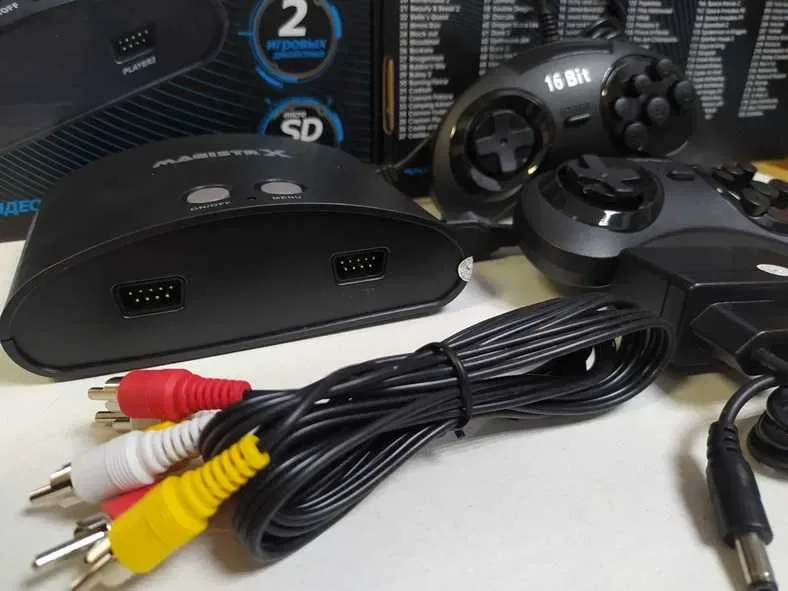 Приставка 16 бит Sega Mega Drive игр 220 Сега Мортал Комбат BattleToad — фото 7