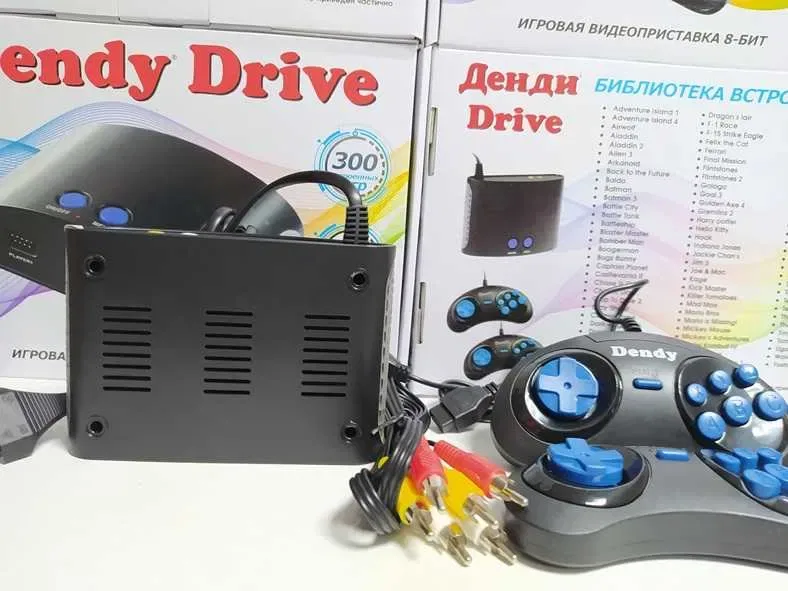 Приставка Денди 300 игр Dendy Drive Сюбор Famicom Contra Танки Джуниор — фото 2