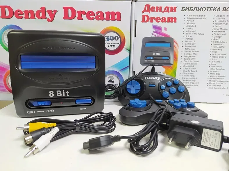 Приставка Денди на 300 игр Dendy Dream Сюбор Картридж NES Марио Танчик — фото 8