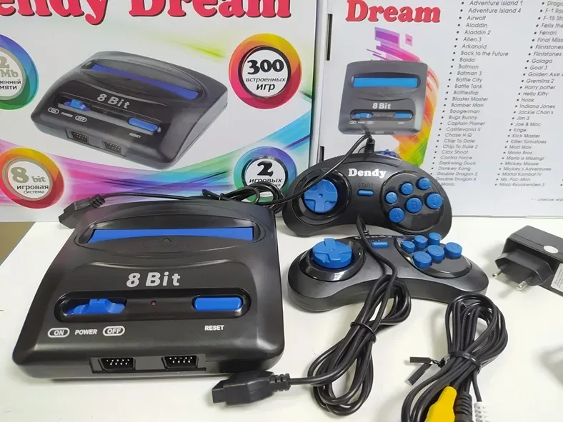 Приставка Dendy Dream 300 игр Денди Марио Nes Танчики Сюбор Картридж — фото 3