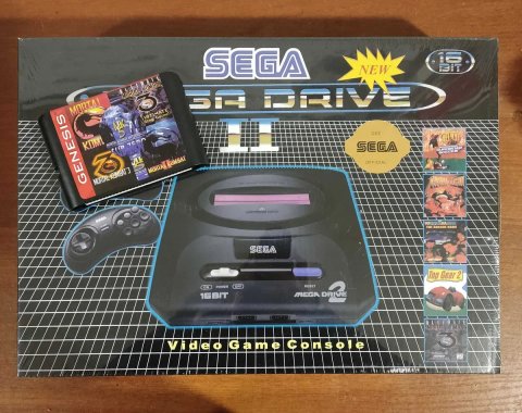 Приставка Sega Mega Drive 2 + Мортал Комбат 1+2+3+3Ультімейт+5. НОВА!
