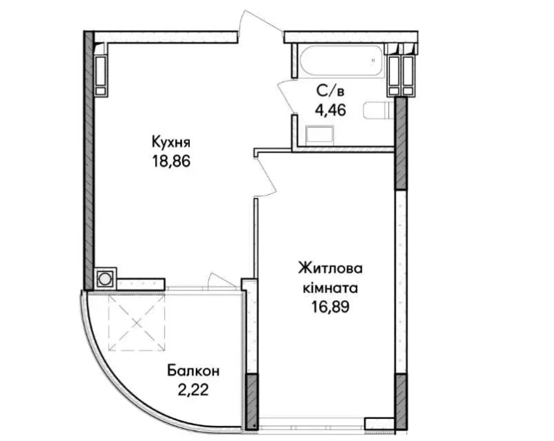 Продам квартиру в новобудові Ірпеня. Газове опалення. Є укриття — фото 7