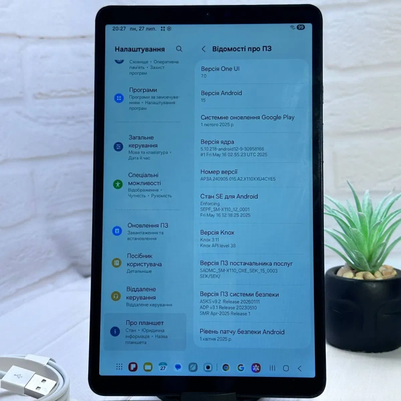 Продам планшет  Samsung TAB A9 WiFi  8/128Gb  в гарному стані — фото 4