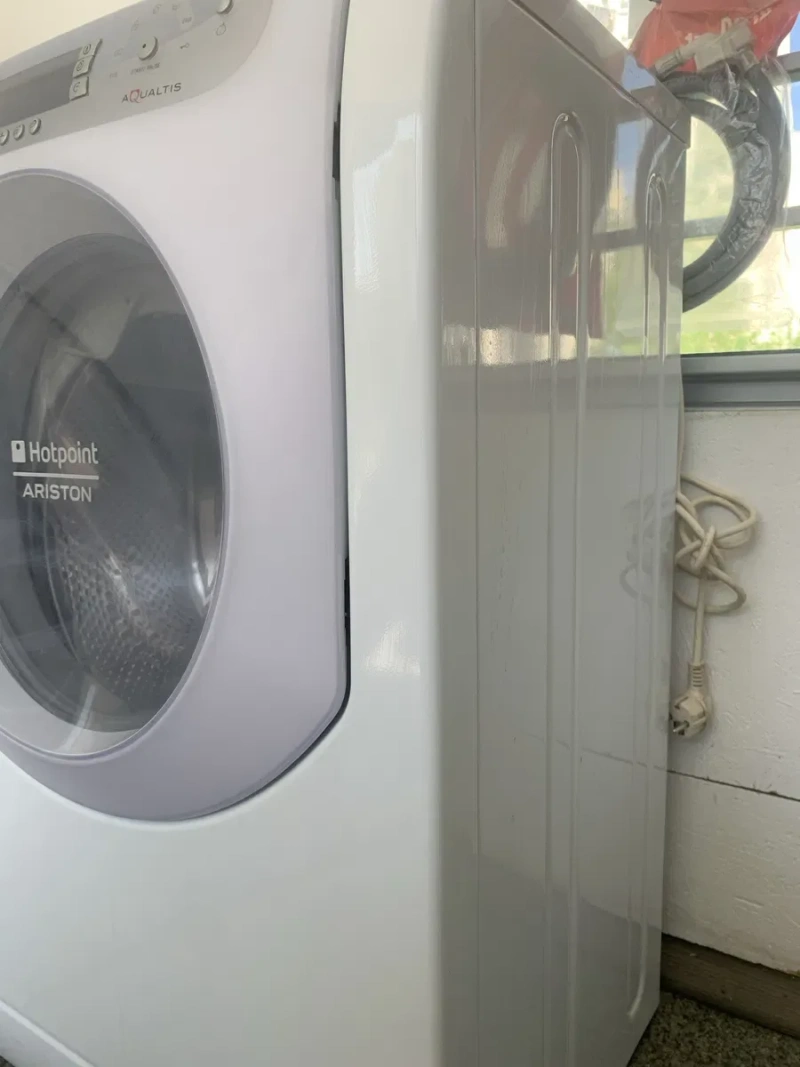 Продам пральну машину Ariston Hotpoint Aqualtis AQSD129, 5 кг. Вузька! Гарантія. — фото 7