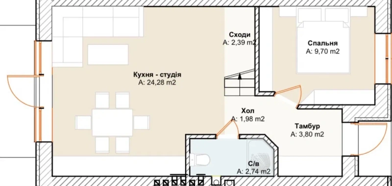 Продам таунхаус Ірпінь біля парку Незнайки кутовий з великою ділянкою — фото 5
