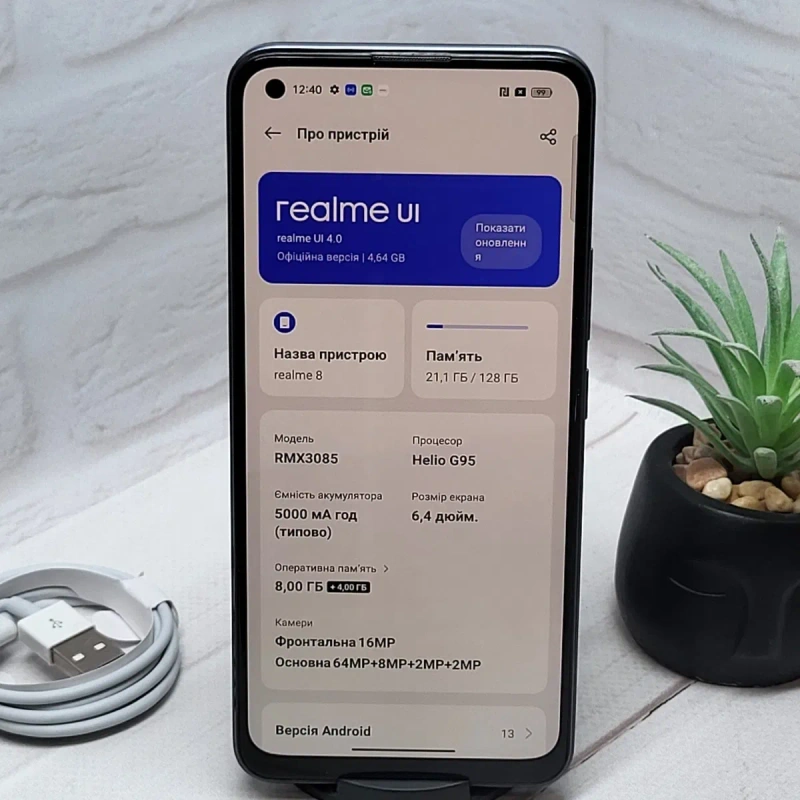 Продам телефон Realme 8 4G 8/128Gb NFC в гарному стані — фото 3