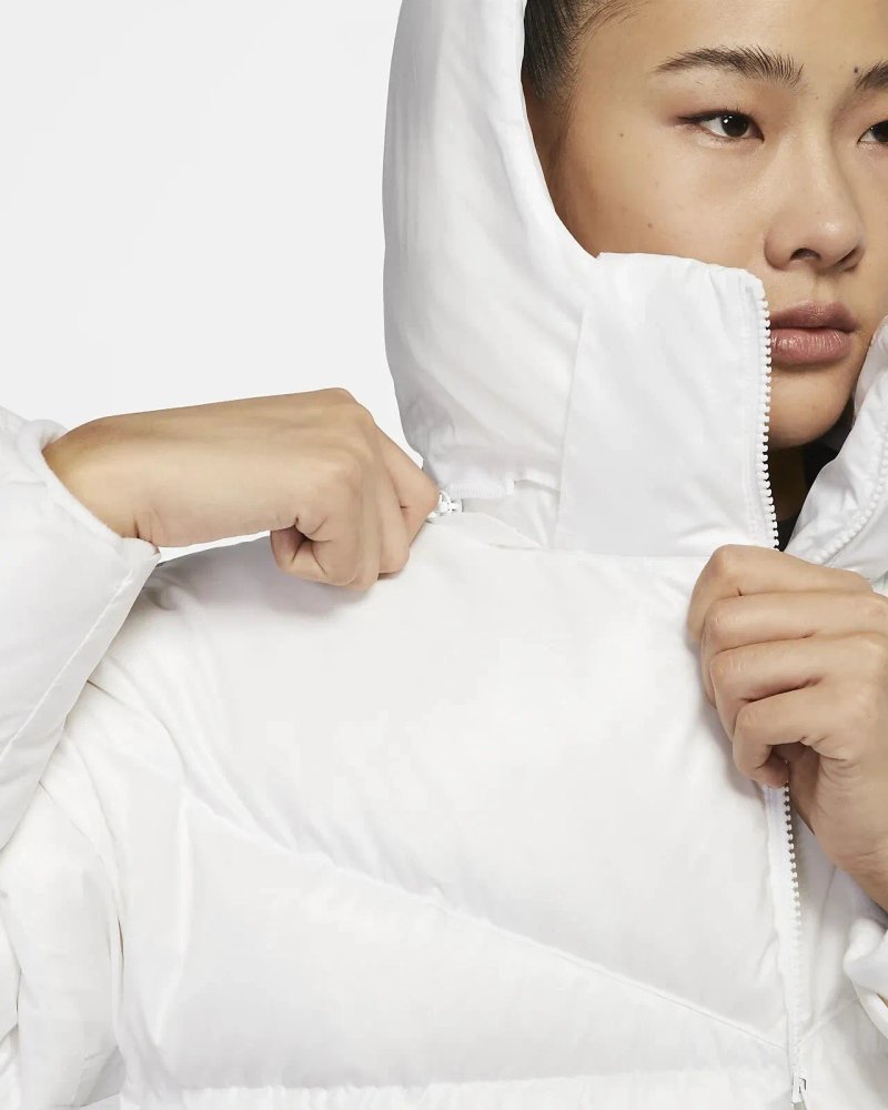 Оригінал! сша! Жіночий пуховик nike w nsw tf city hd parka dh4081-100 пальто зимове новий стан — фото 5