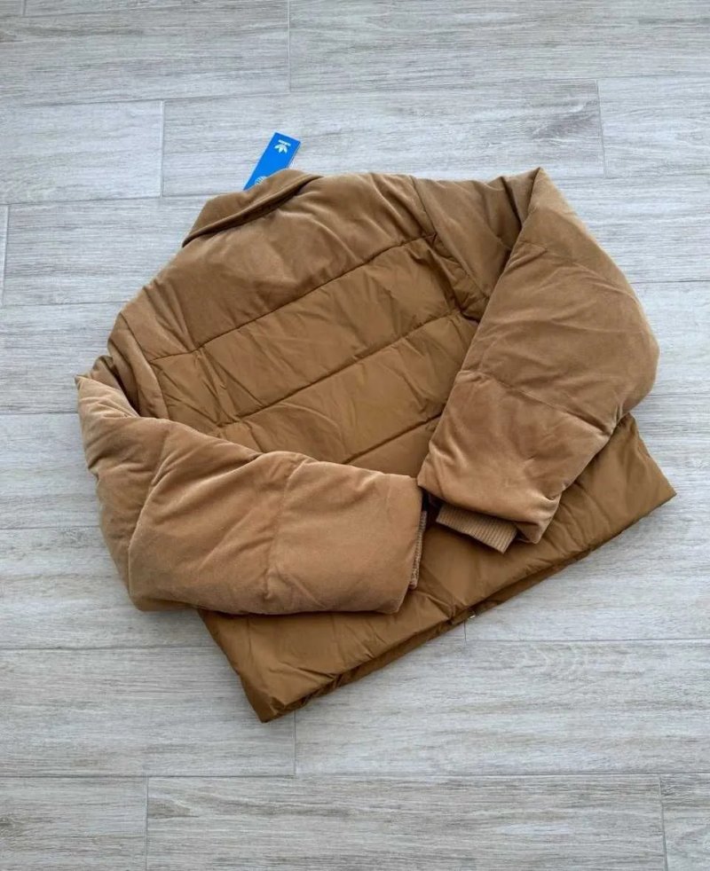 Оригінал! сша! Жіноча куртка Adidas Velvet Puffer Jacket IB2028 зимовий пуховик новий стан — фото 3