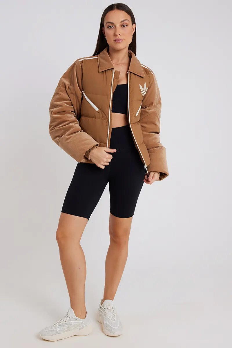 Оригінал! сша! Жіноча куртка Adidas Velvet Puffer Jacket IB2028 зимовий пуховик новий стан — фото 8