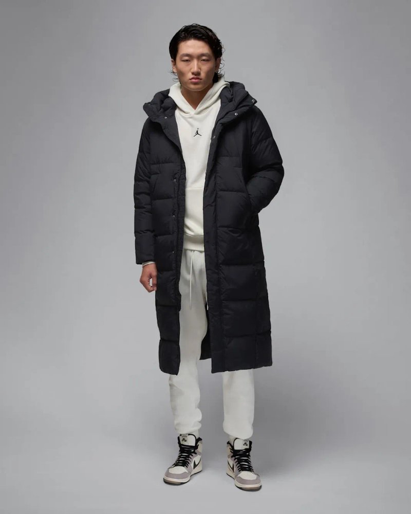 Оригінал! сша! Чоловіча зимова парка nike FLIGHT DOWN PARKA FV7269-010 новий стан пуховик — фото 3