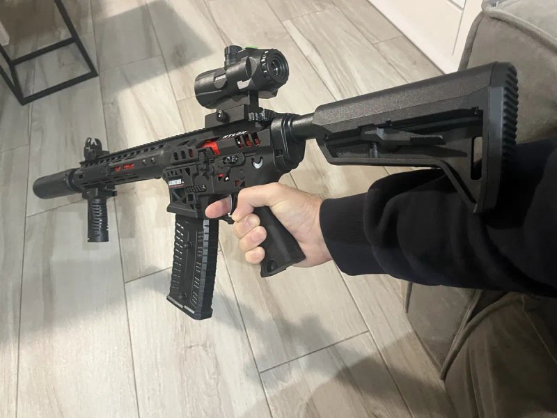 Професійний нейлоновий Автомат на Орбізах АR15, м416, НХ9 + в подарунок трейсер ( дим + світло ) — фото 5
