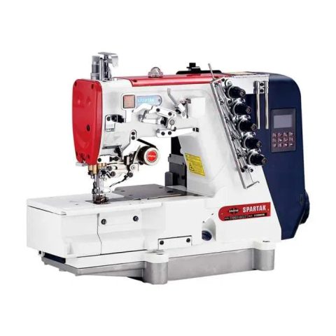 Промислова розпошивальна машина SPARTAK ST-F80ND (3-голкова 5-ниткова з авто-функціями на кроковому моторі)
