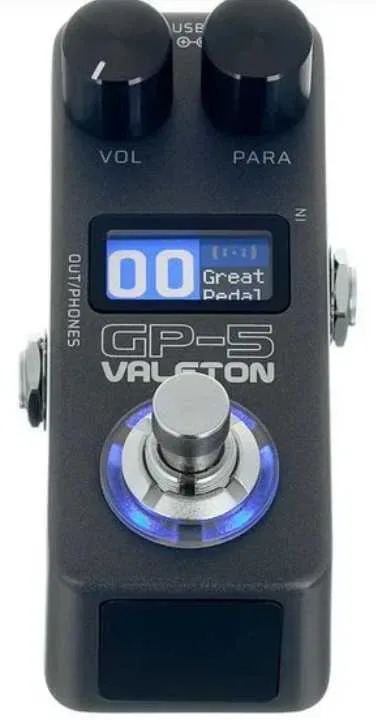 Процессор Valeton GP-5 гитарный ультракомпактный , 20 IR-импульсов кабинетов, 50 заводских пресетов Bluetoot тюнер драм машина, задержка, реверберация — фото 3