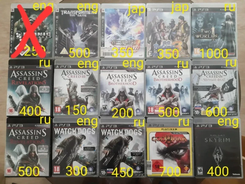 PS3 диски с играми — фото 4