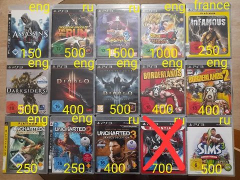PS3 Playstation3 игры