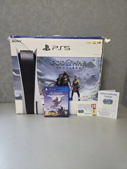 Ps5 Fat 3 Ревізія Playstation 4 Sony Ps Blu-Ray Blu Ray Edition Model CFI1216A CFI-1216A CFI 1216A SSD 825GB 12 Місяців Гарантія Магазин + Horizon