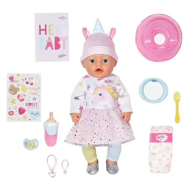 Пупс, baby born, єдиноріг, кукла baby born, бебі борн, zapf creation — фото 8
