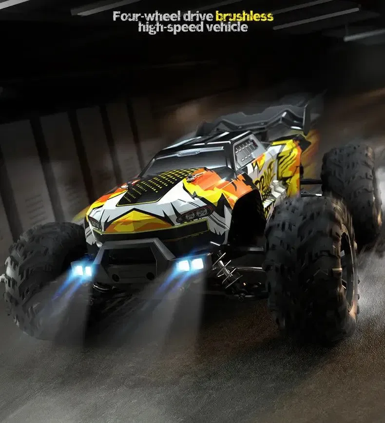Радіокерована машинка CONQUER RC WL TOYS монст трак 4Х4 70км/год — фото 5