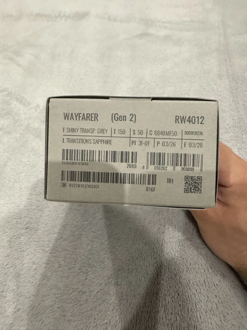Ray-Ban Meta Wayfarer Gen2 Shiny Transparent Grey ЛІМІТОВАНА ВЕРСІЯ! — фото 3