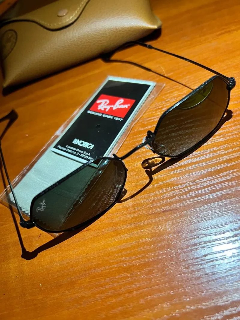 Ray Ban ОРИГИНАЛ Octagonal RB3556N Flat Lenses Очки окуляри 001/45 — фото 8