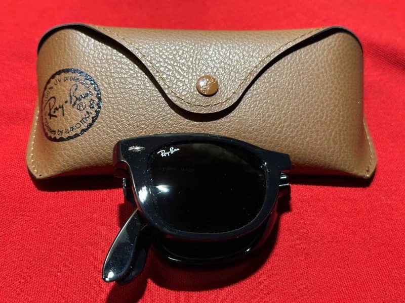 Ray Ban ОРИГИНАЛ Wayfarer Folding складные ZJ4105 Очки рей бен Рэй Бен Вэйфарер окуляри сонцезахисні чёрные солнцезащитные — фото 2