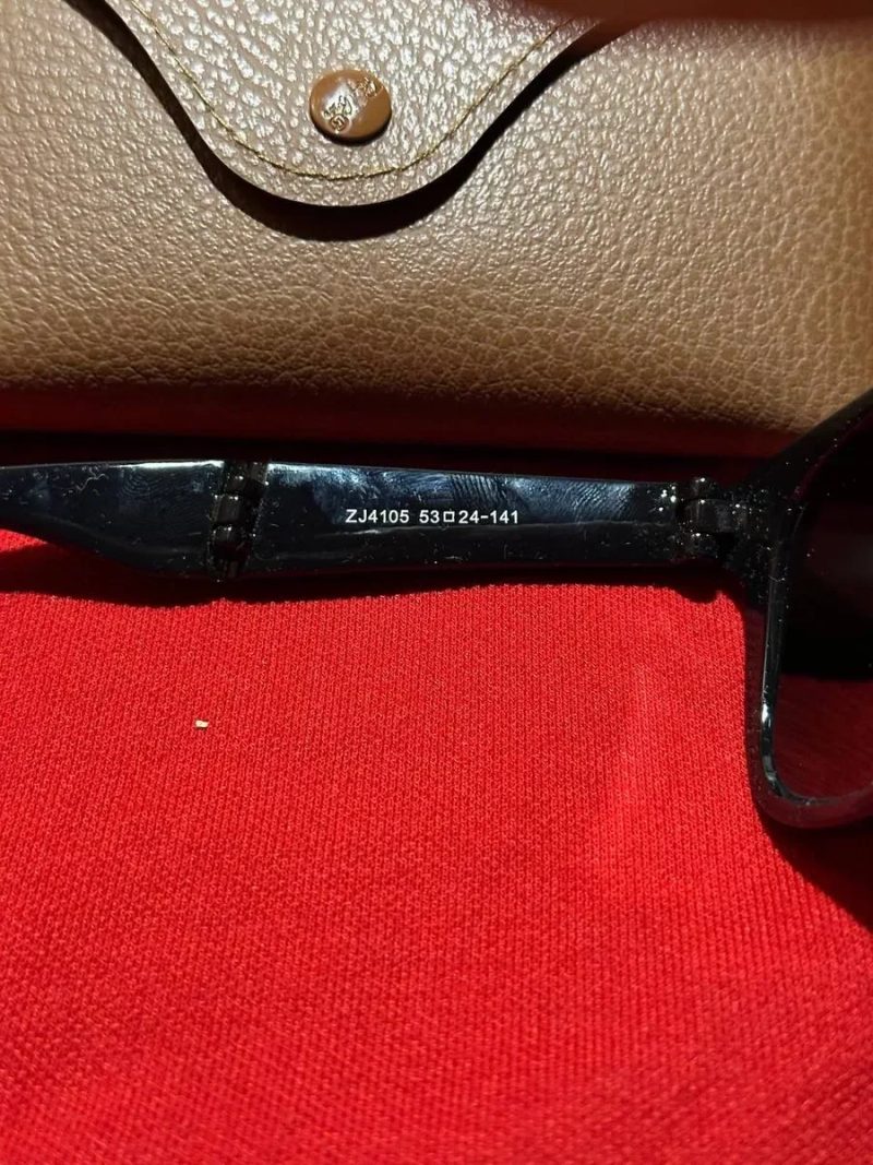 Ray Ban ОРИГИНАЛ Wayfarer Folding складные ZJ4105 Очки рей бен Рэй Бен Вэйфарер окуляри сонцезахисні чёрные солнцезащитные — фото 5