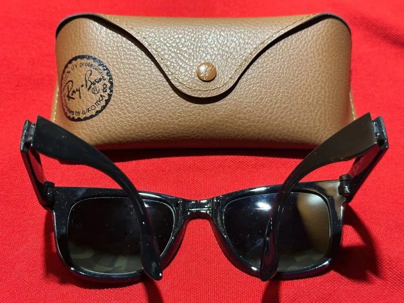 Ray Ban ОРИГИНАЛ Wayfarer Folding складные ZJ4105 Очки рей бен Рэй Бен Вэйфарер окуляри сонцезахисні чёрные солнцезащитные — фото 7