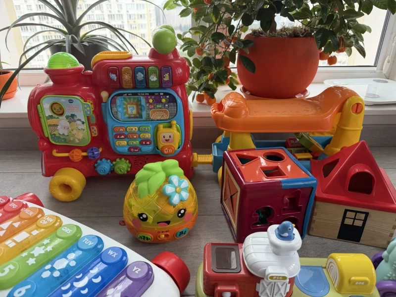 Развивающие игрушки б/у 1-2 года Fisher-Price, VTech, Tiny Love — фото 3