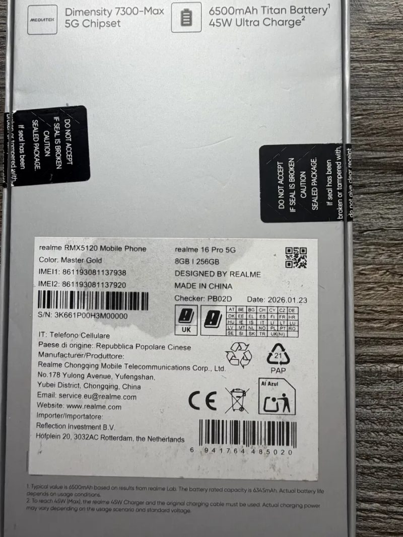Realme 16 Pro 5G 8/256гб — фото 6