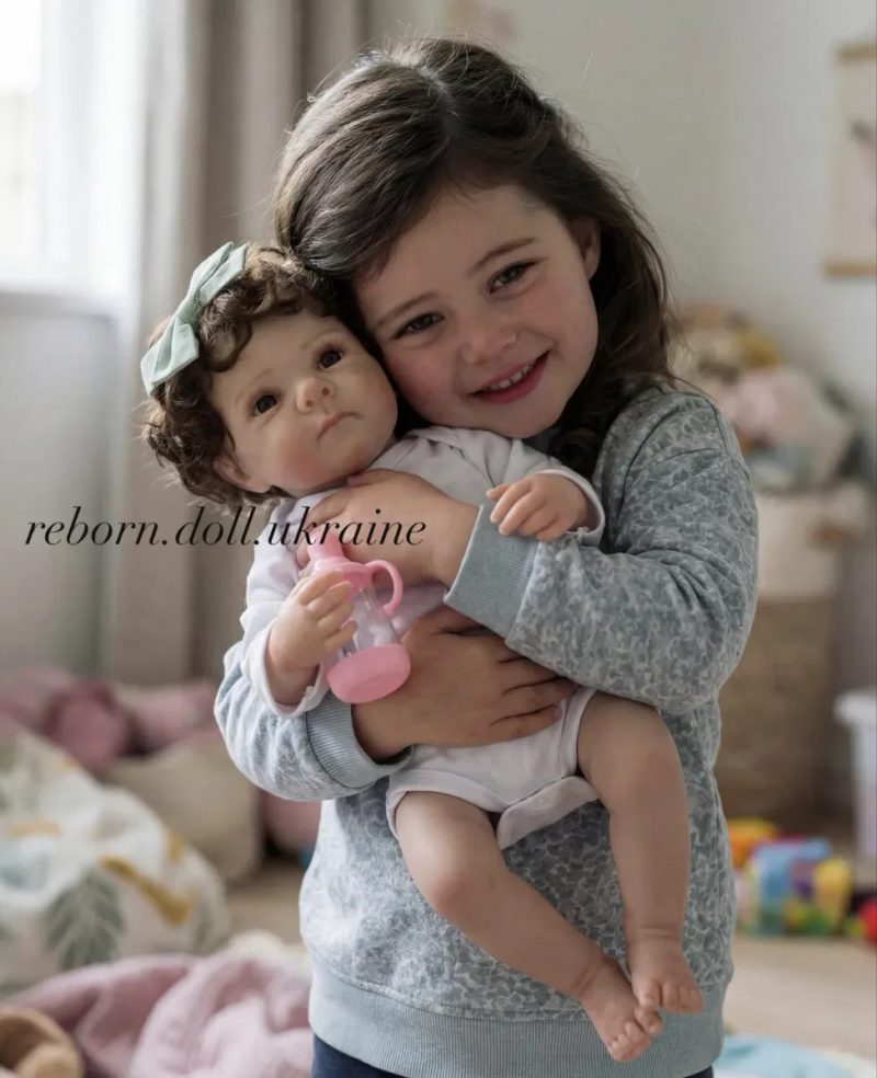 Реборн дівчинка реалістична 3Dшкіра Reborn лялька пупс кукла baby born — фото 2