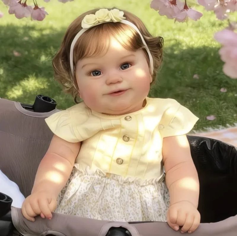 Реборн дівчинка реалістична 3Dшкіра Reborn лялька пупс кукла baby born — фото 3