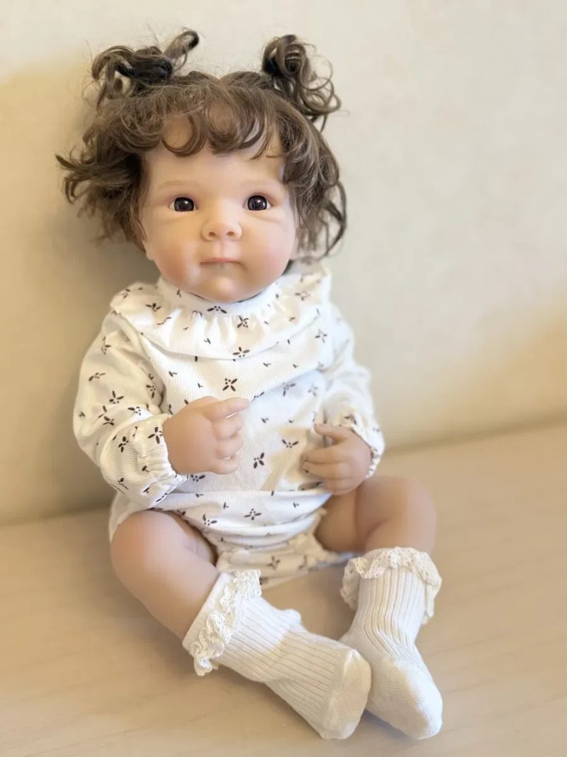 Реборн дівчинка реалістична 3Dшкіра Reborn лялька пупс кукла baby born — фото 8