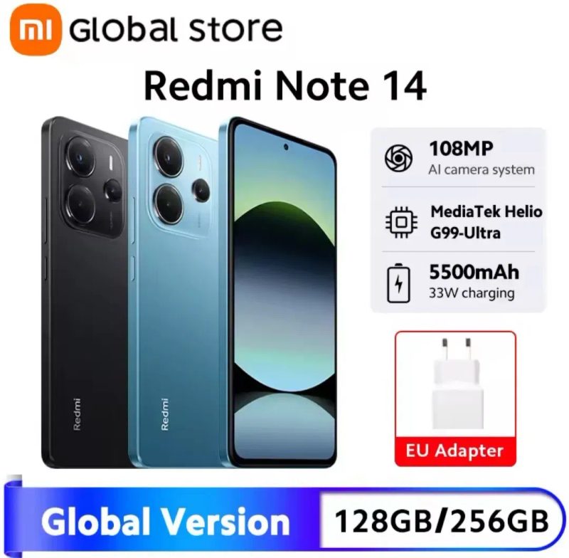 Redmi note 14 8*256NFC Purple Global Version New з Адаптером 33W — фото 4
