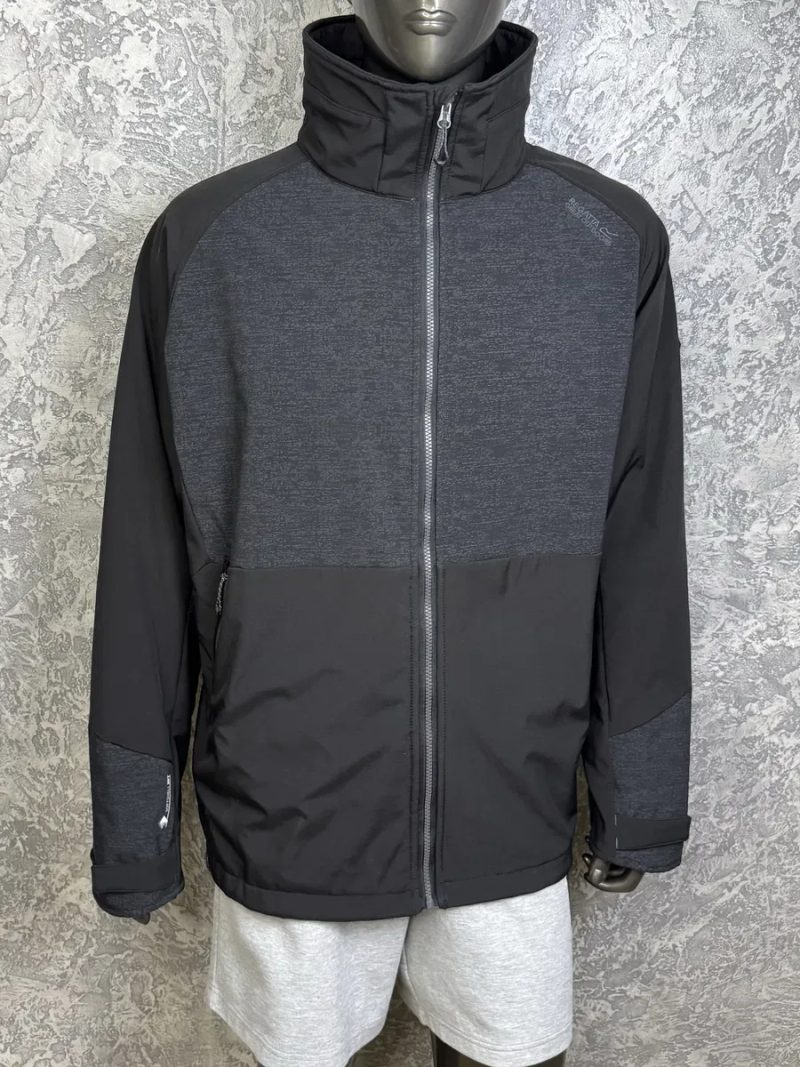 Regatta softshell ветровка куртка 62 3XL размер трекинговая черная — фото 3