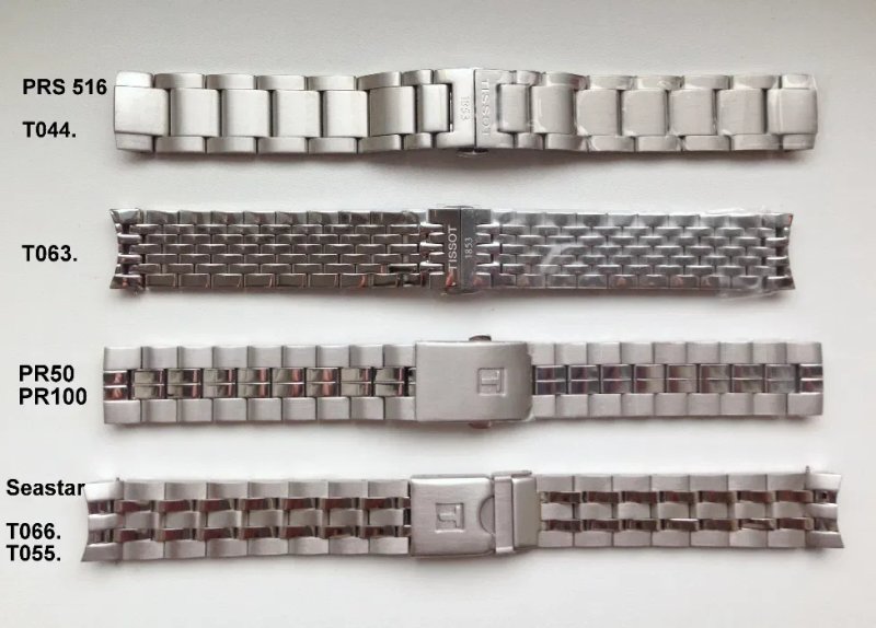 ремешок, браслет для TISSOT 22, 20-18, 19мм на часы T019430A, T063617A — фото 5