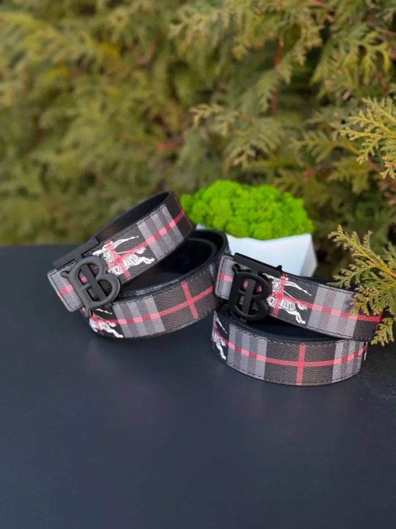 Ремінь Burberry чорний шкіряний ремень Барбери черный мужской 105 см | Пояс барбери черный мужской 105 см кожаный ремень Burberry спортивный 110 см — фото 3